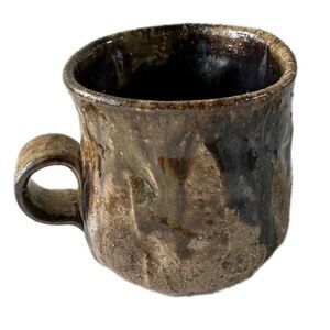Handcrafted Pottery Ceramic Earthy Glaze Japanese Utsuwa Dokoro Kurumi Mug